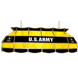 U.S. Army 3-Light Tiffany Billiard Light By Trademark Global