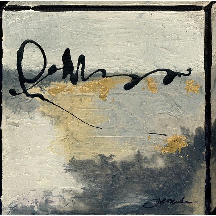 Artistic Reflections Lyrical Iv By Joyce Comb Painting Print On