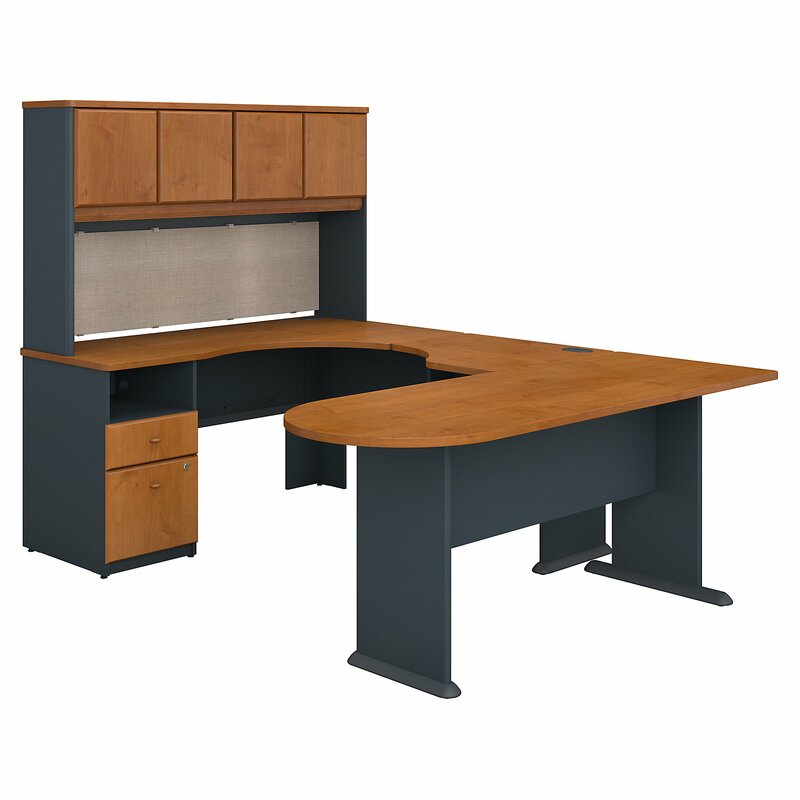 Bush Business Furniture Series A U Shaped Desk Office ...