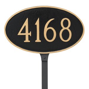 1-Line Lawn Address Sign