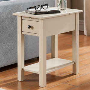 Lundgren Charging End Table With Stora..