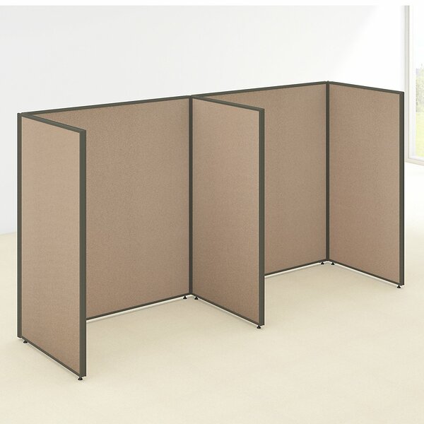 ProPanel 2 Person Open Cubicle Configuration by Bush Business Furniture