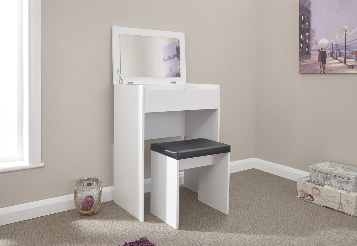 Metro Lane Anna Compact Dressing Table Set with Mirror & Reviews