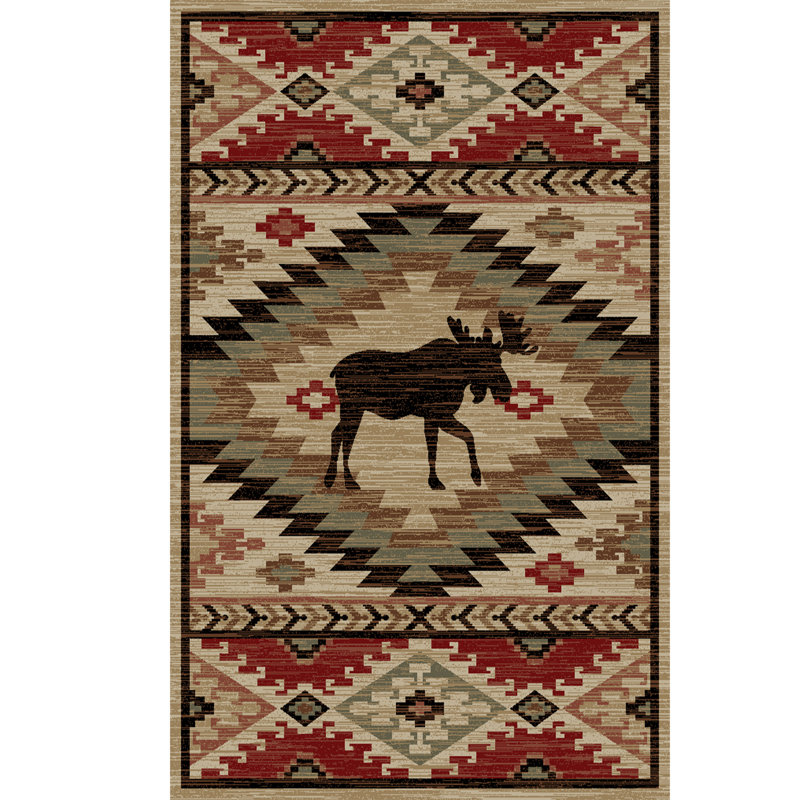 Loon Peak Peterkin Rustic Lodge Southwestern Elk Loomed Loon Peak Peterkin Rustic Lodge