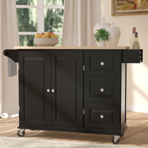 Kitchen Island Cart Black black kitchen islands & carts you'll love | wayfair Kitchen Island Cart Black black kitchen islands & carts you'll love | wayfair