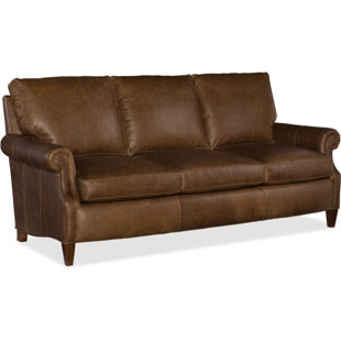 Hunter Green Leather Sofa Wayfair Rodney Leather Sofa