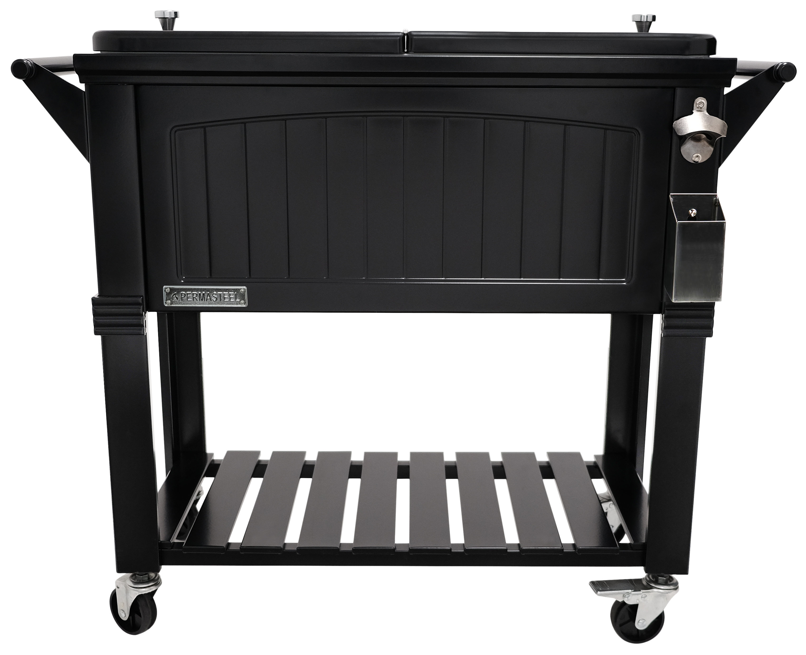 Permasteel 80 Qt Antique Patio Rolling Cooler Reviews Wayfair Ca Permasteel 80 Qt Antique Patio Rolling