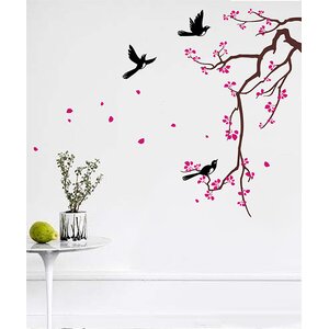 Cherry Blossom Branch Flower Wall Decal