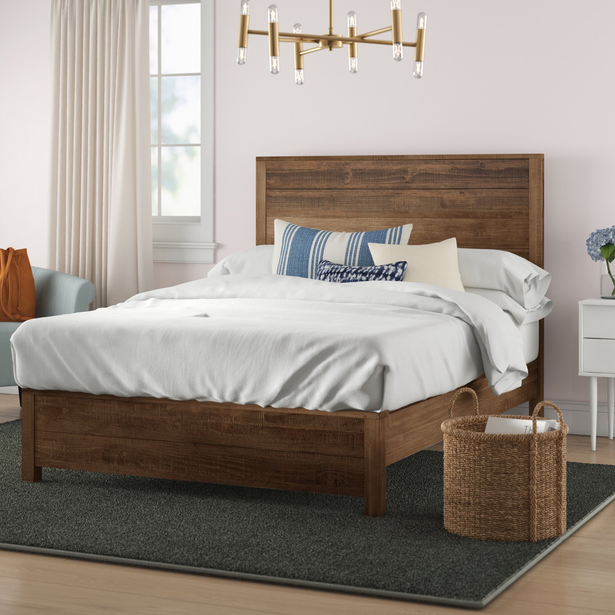 Bobbi Solid Wood Bed