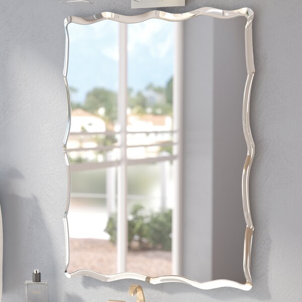 Redcliffe Frameless Wall Mirror by Wade Logan