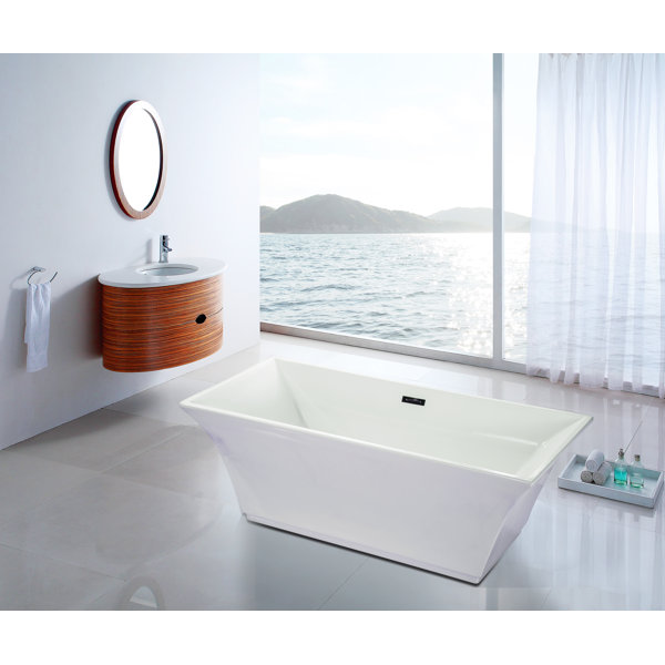 67 x 30 Free Standing Bathtub by Fine Fixtures