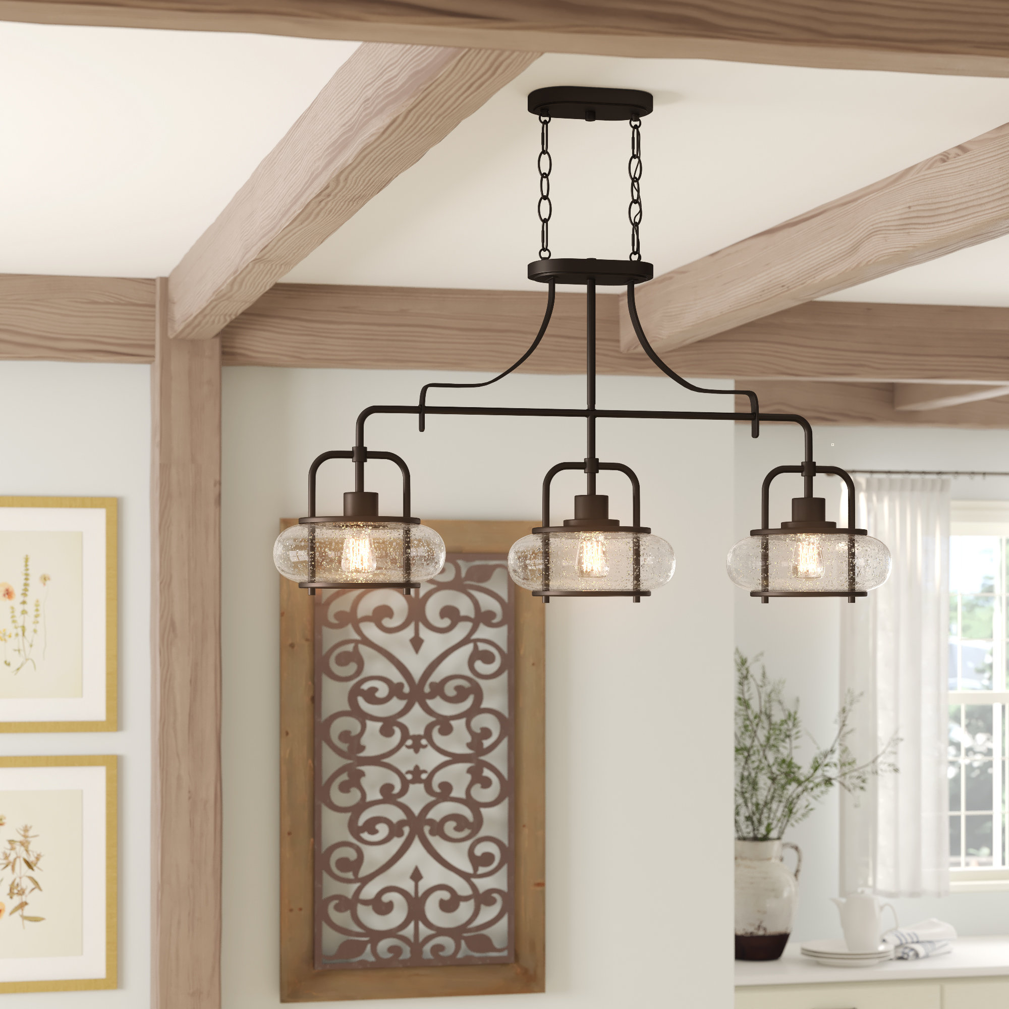 Paulsen 3 Light Kitchen Island Pendant Reviews Birch Lane