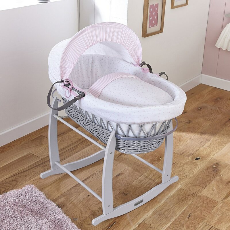 Clair De Lune Stars And Stripes Moses Basket Reviews Wayfair Co Uk