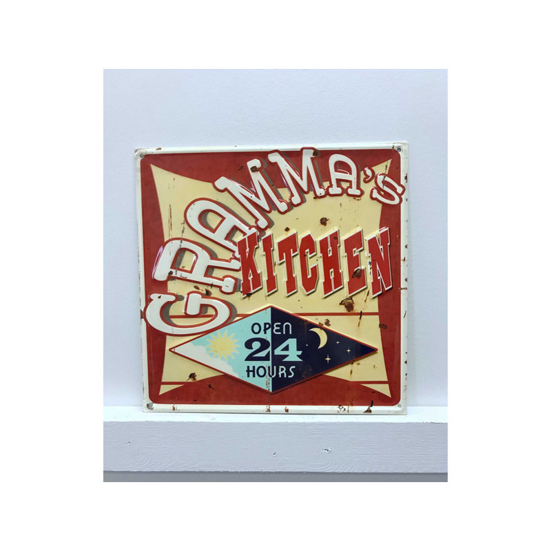 Winston Porter Gramma S Kitchen Vintage Metal Wall Decor Wayfair