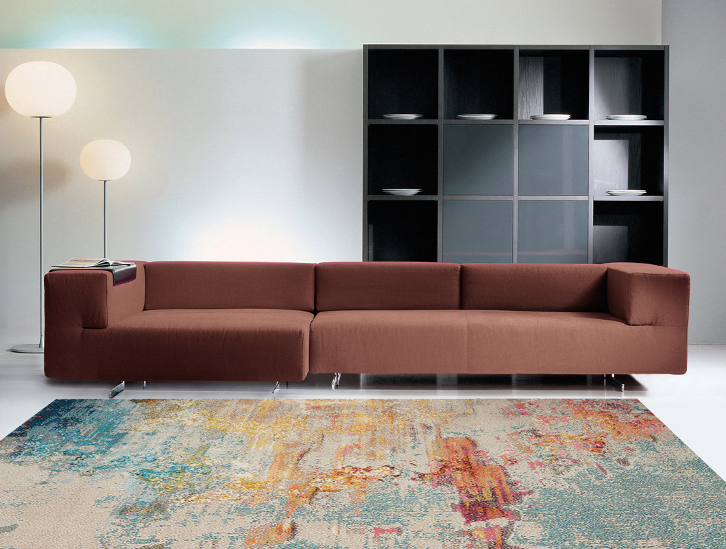 Nourison Celestial Blue/Yellow Area Rug & Reviews Wayfair.co.uk