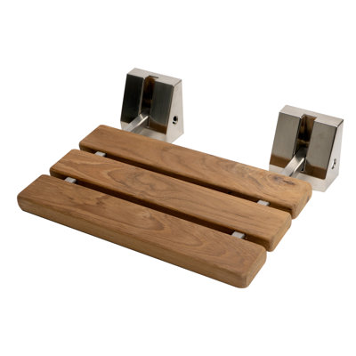 Folding Teak Wood Shower Seat Shower Chair Alfi Brand