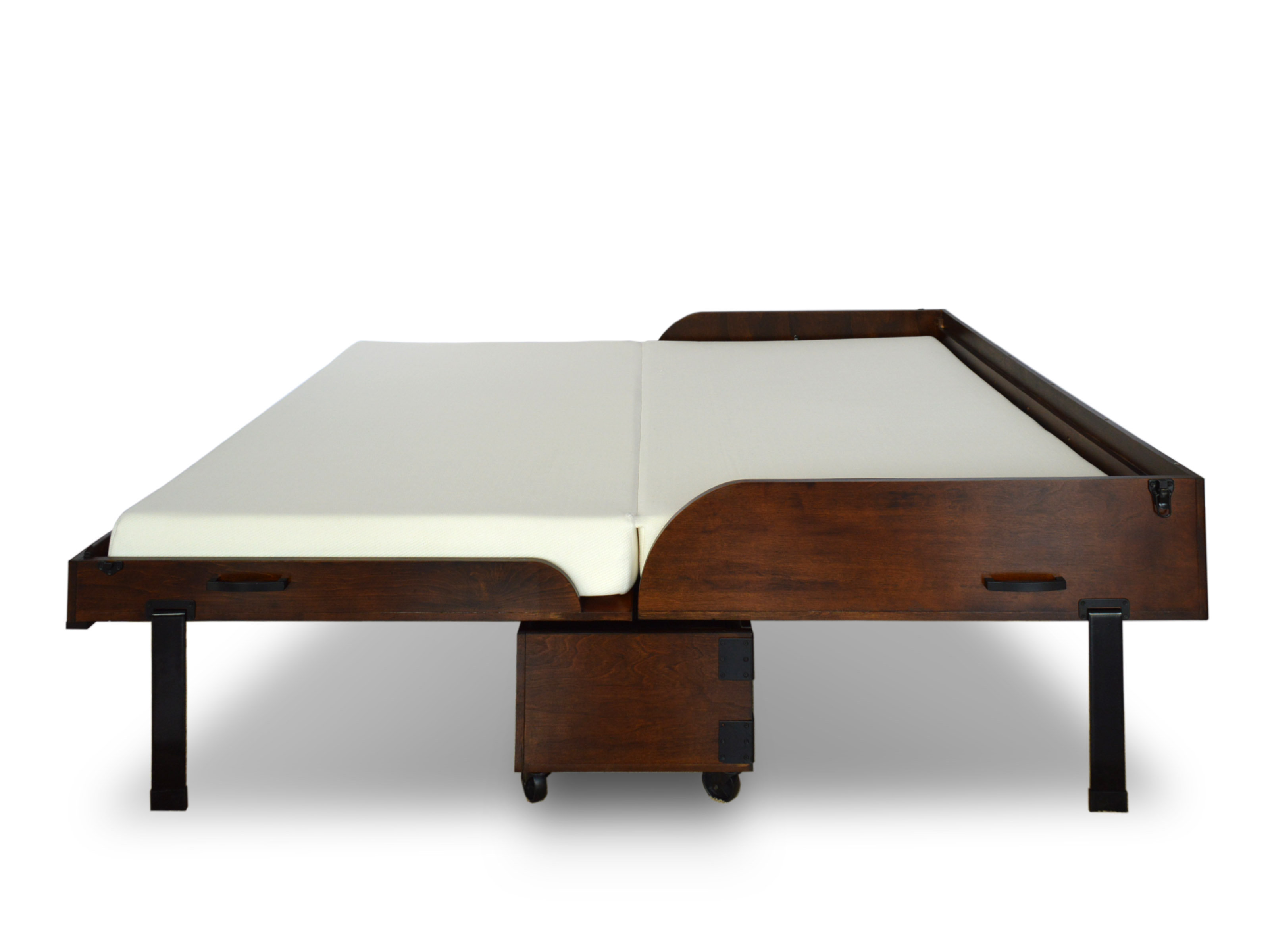 Roomandloft Rolling Queen Storage Murphy Bed With Mattress Reviews Roomandloft Rolling Queen Storage Murphy Bed With Mattress Reviews Wayfair