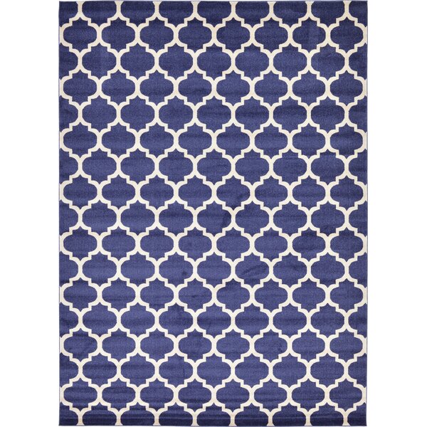 Coughlan Blue/Ivory Area Rug by Charlton Home