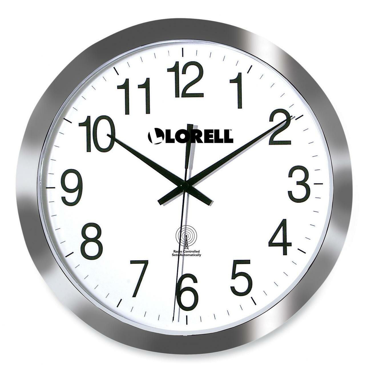 Home Dcor 12 Inches Silver Black Westclox 3d Number Blackface Wall Clock Yaguesaes