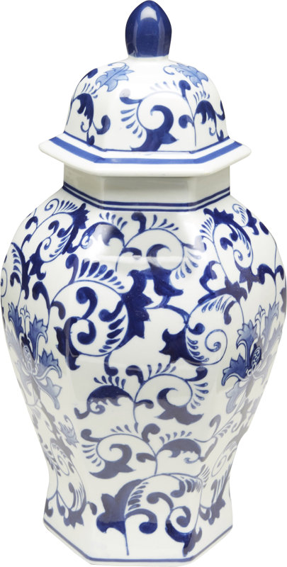 Foral Ginger Decorative Jar