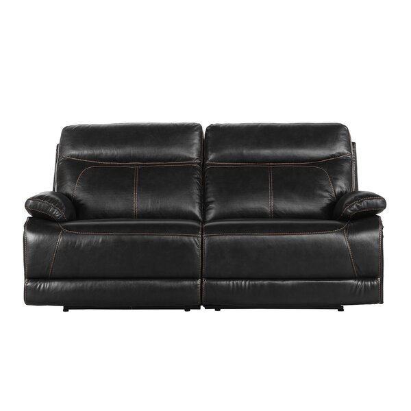 Roesch Leather Reclining Loveseat By Red Barrel Studio