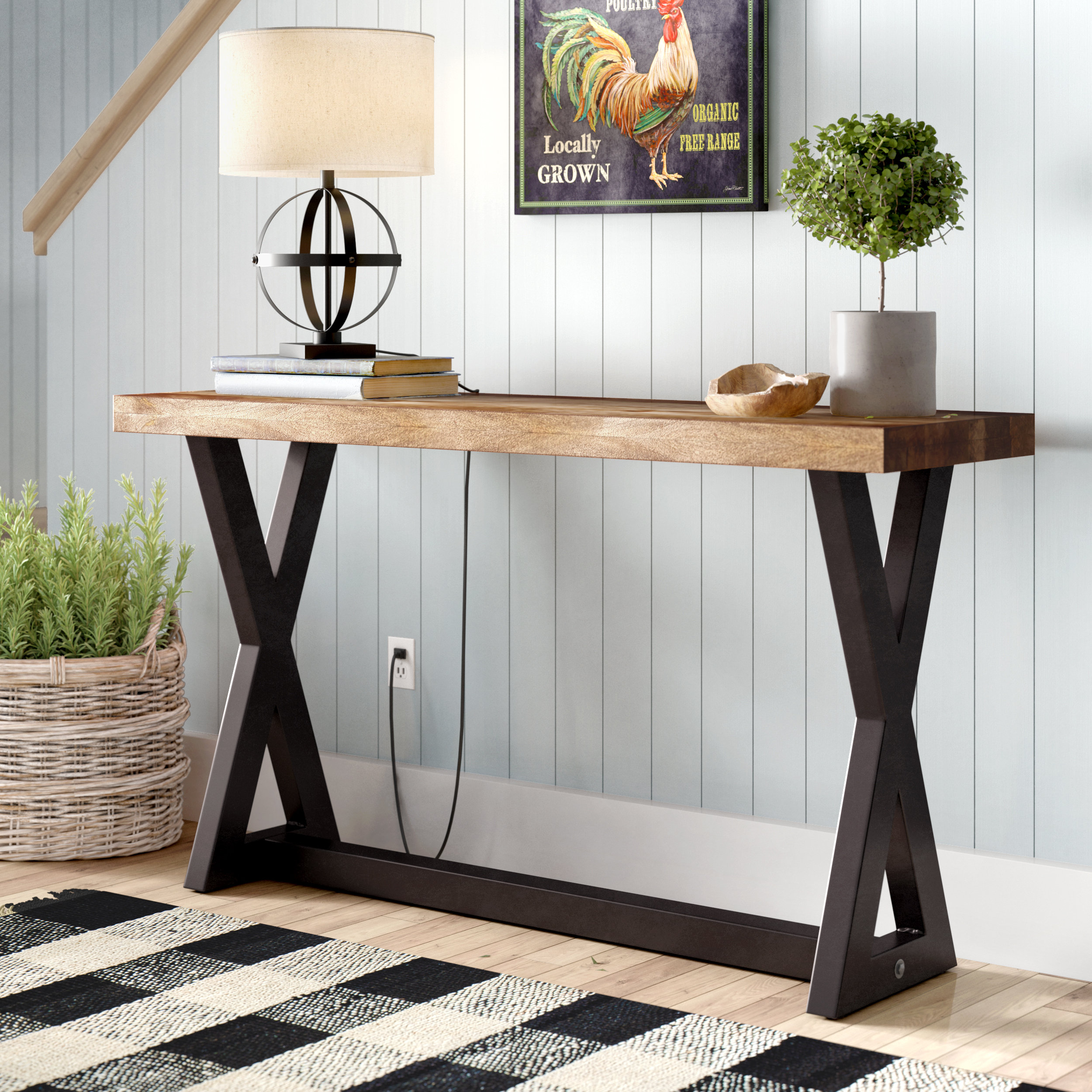 Gracie Oaks Ganzi 5413 Console Table Reviews Wayfair