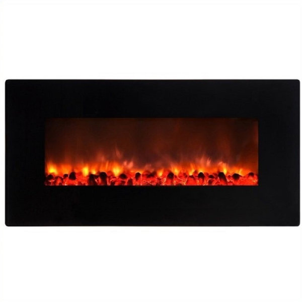 Dedeaux Little Heater Wall Mounted Electric Fireplace by Orren Ellis