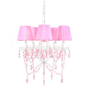 Senoia 5-Light Shaded Chandelier