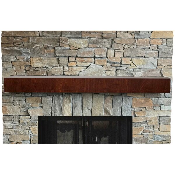 Vertical Grain Stained Fireplace Shelf Mantel By Bar Harbor Cedar