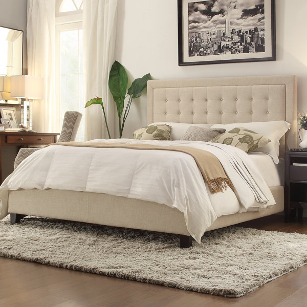 Amazing Woodside Upholstered Standard Bed By Three Posts 2019 Sale