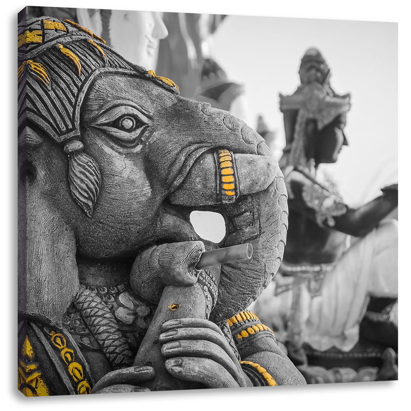 East Urban Home Thai Elephant God Photographic Print on Canvas ...