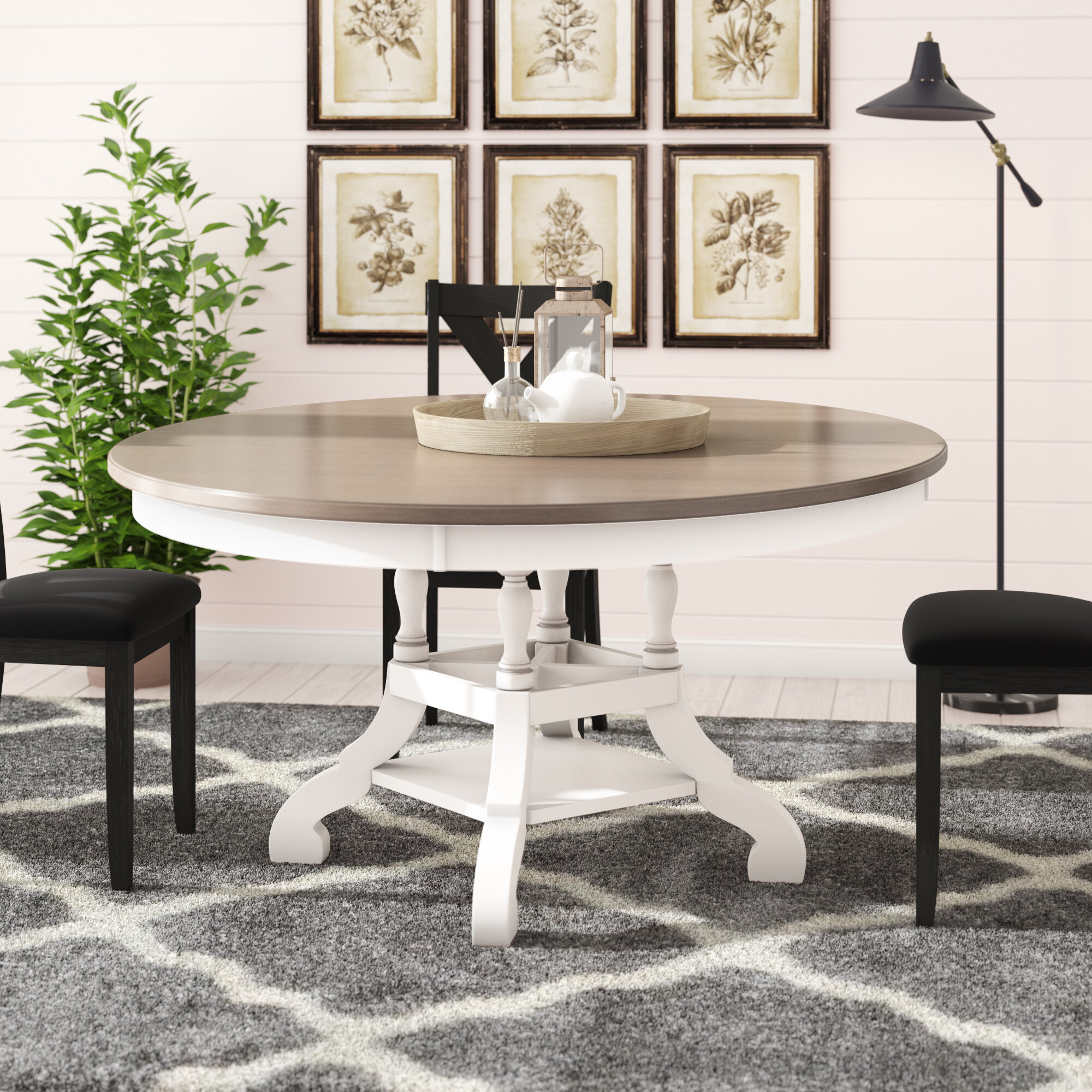 Expandable Round Dining Table For 12 | Decoration Items Image