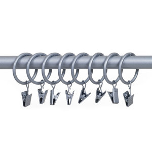 Clip Curtain Ring (Set of 8)