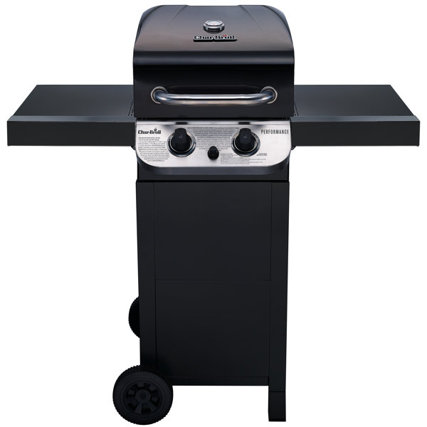 Performance 2-Burner Propane Gas Grill with Side Shelves by Char-Broil