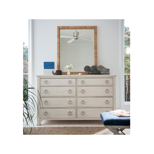 The Escape 8 Drawer Double Dresser With Mirror By CoastalLiving Best Choices