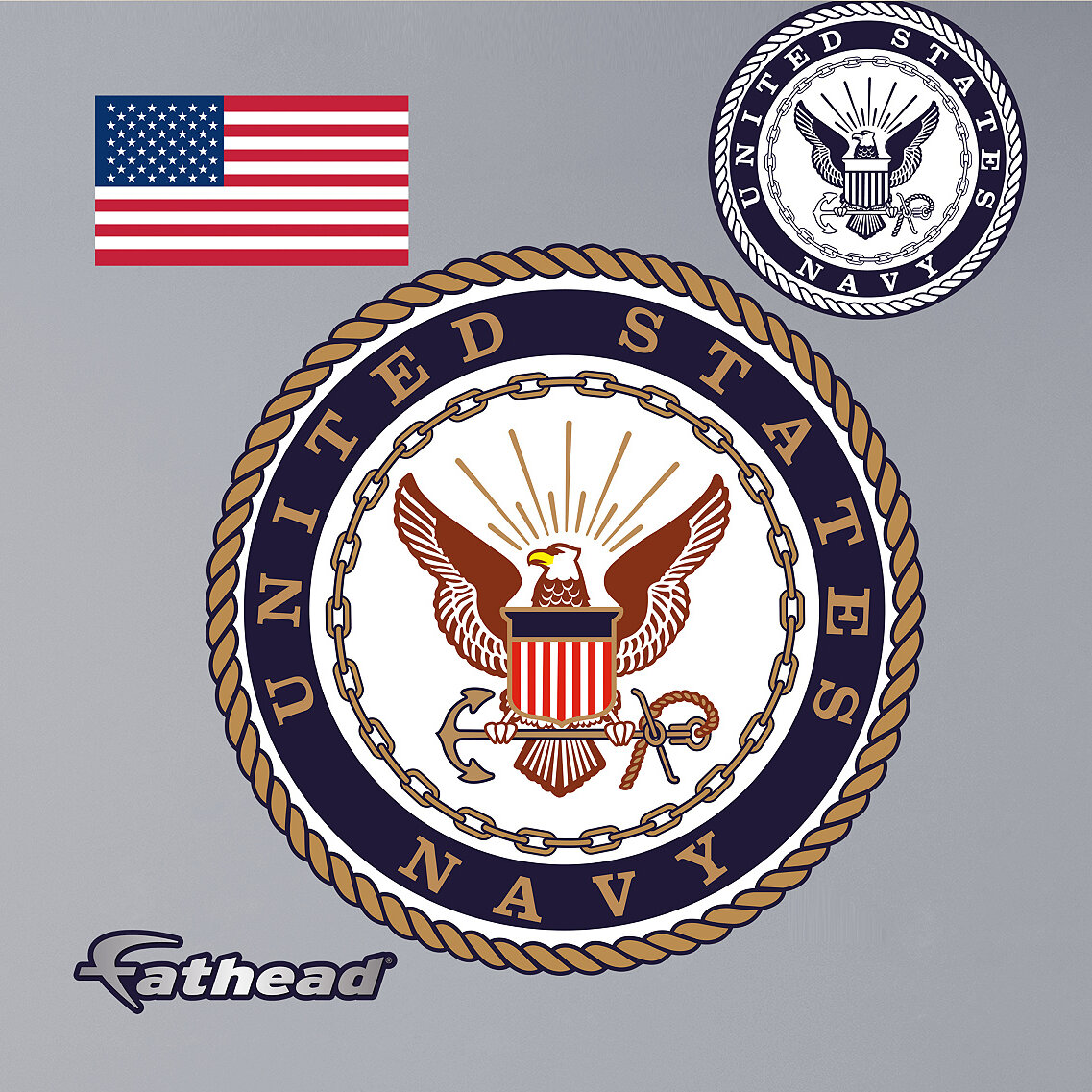 Fathead Military United States Navy Insignia Wall Decal Wayfair