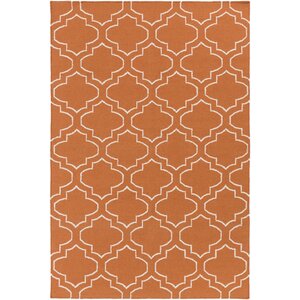 York Sara Orange Area Rug