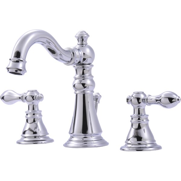 Widespread Bathroom Faucet with Optional Pop-Up Drain Assembly by Ultra Faucets