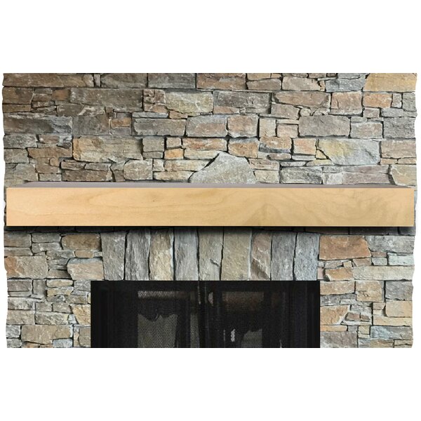 Horizontal Grain Fireplace Shelf Mantel By Bar Harbor Cedar