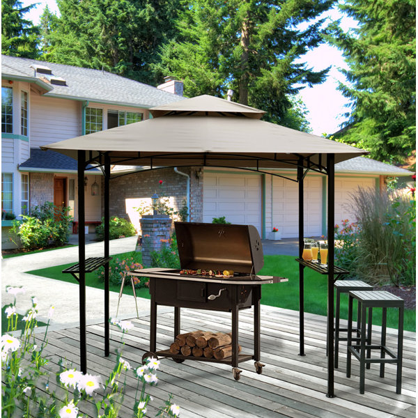 Metal Roof Grill Gazebo Wayfair