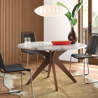 Grafton Faux Marble Dining Table & Reviews | AllModern