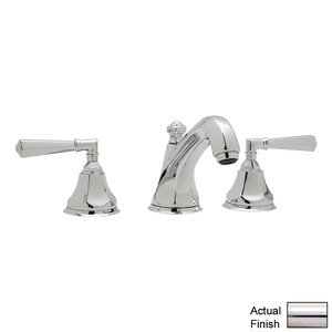 Palladian Widespread Double Handle Bathroom Faucet with Drain Assembly