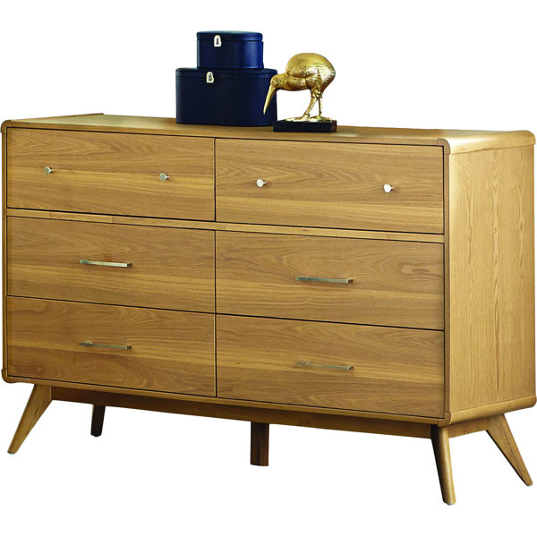 New Aspen 6 Drawer Double Dresser By Modern Rustic Interiors 2019 Sale