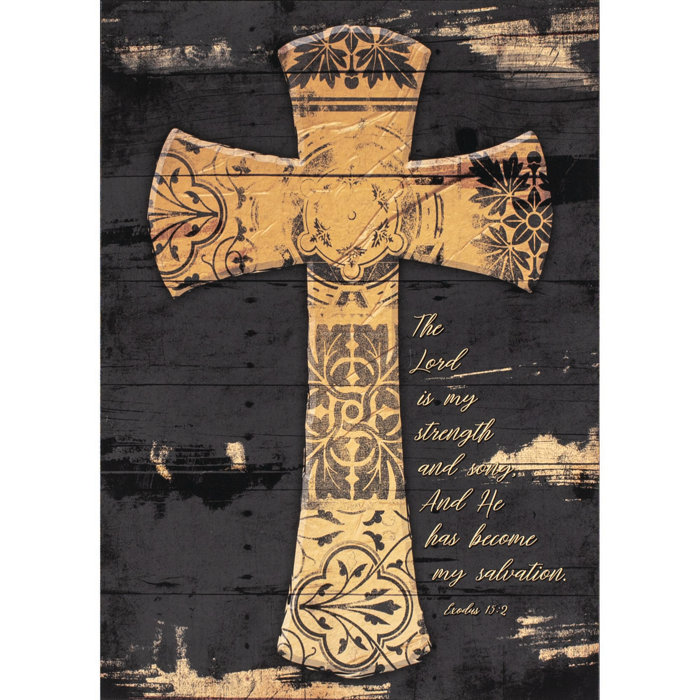 Winston Porter Plaque Cross Ex 15 2 Wall Decor Wayfair