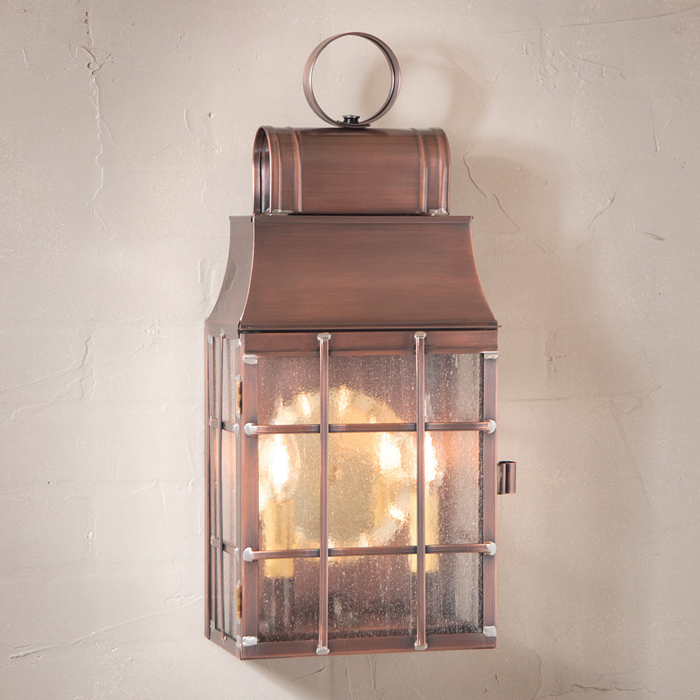 Gracie Oaks Kim 3 Light Outdoor Flush Mount Wayfair