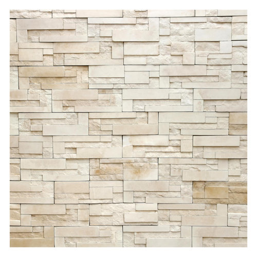 Provence Stones 3.36m x 3.36m Textured Matte Peel & Stick Wall Mural East Urban Home