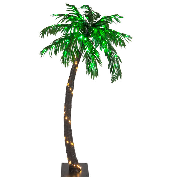 Curved LED Palm Tree String Lighting by Bayou Breeze