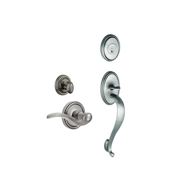Georgetown S-Grip Right Hand Door Lever by Grandeur