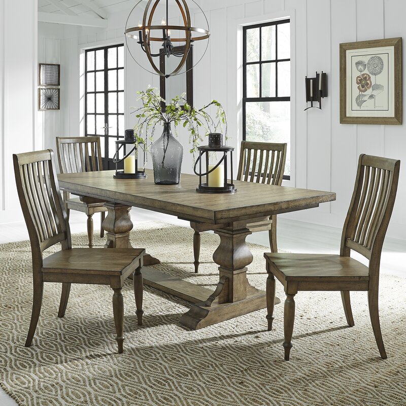 Alcott Hill Zachariah 5 Piece Extendable Dining Set | Wayfair