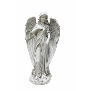 Outdoor Concrete Angel Statue | Wayfair